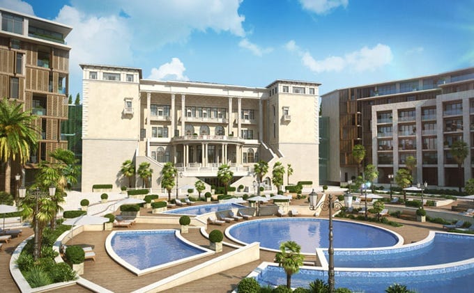 Eines von etlichen neuen Luxushotels zu Olympia 2014 in Sotschi: Swissotel Sochi