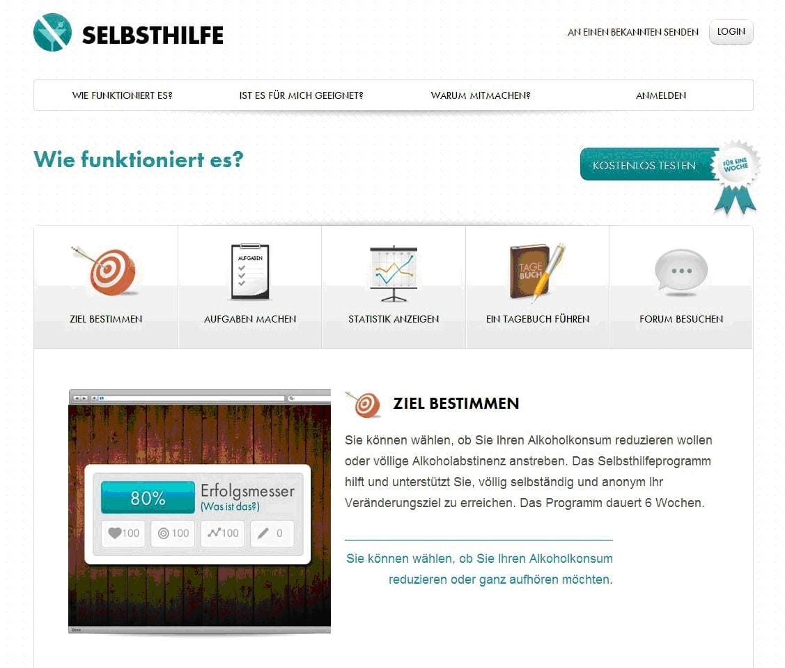 Anonyme Online Selbsthilfe für Alkoholprobleme