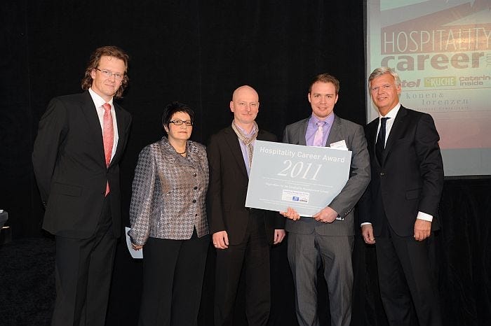 Gewinner des Hospitality Career Award 2011 - Kategorie Gastronomie