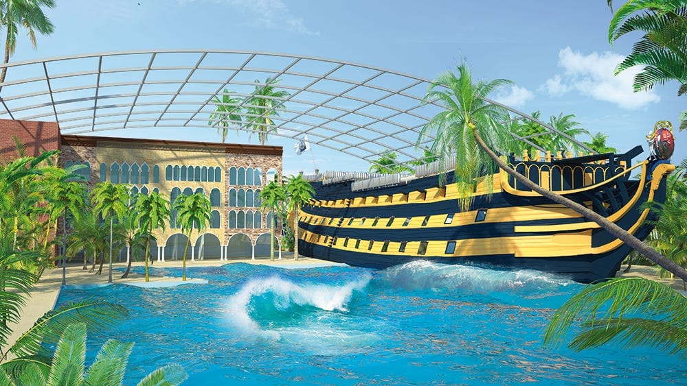 Therme Erding mit Themenhotel "HMS Victory"