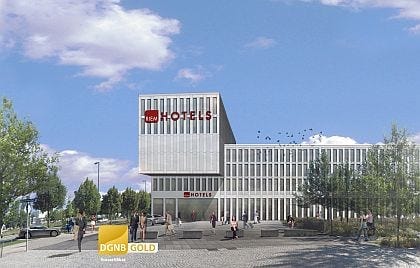 Eröffnung ist im Herbst 2013: Ramada und H2 Hotel an der Messe München
