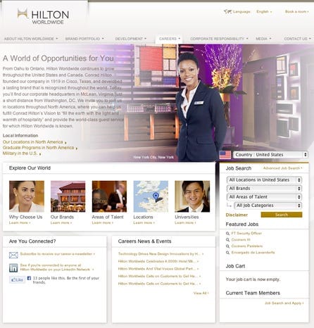 Hilton Worldwide Launches New Global Careers Website