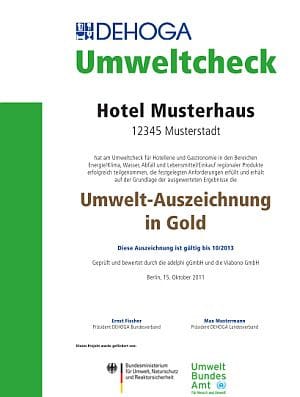 Dehoga Umweltcheck
