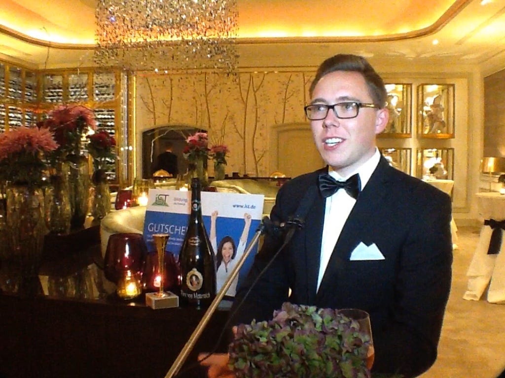 Thomas Millauer - bester Azubi der besten Hotels in Deutschland 2014