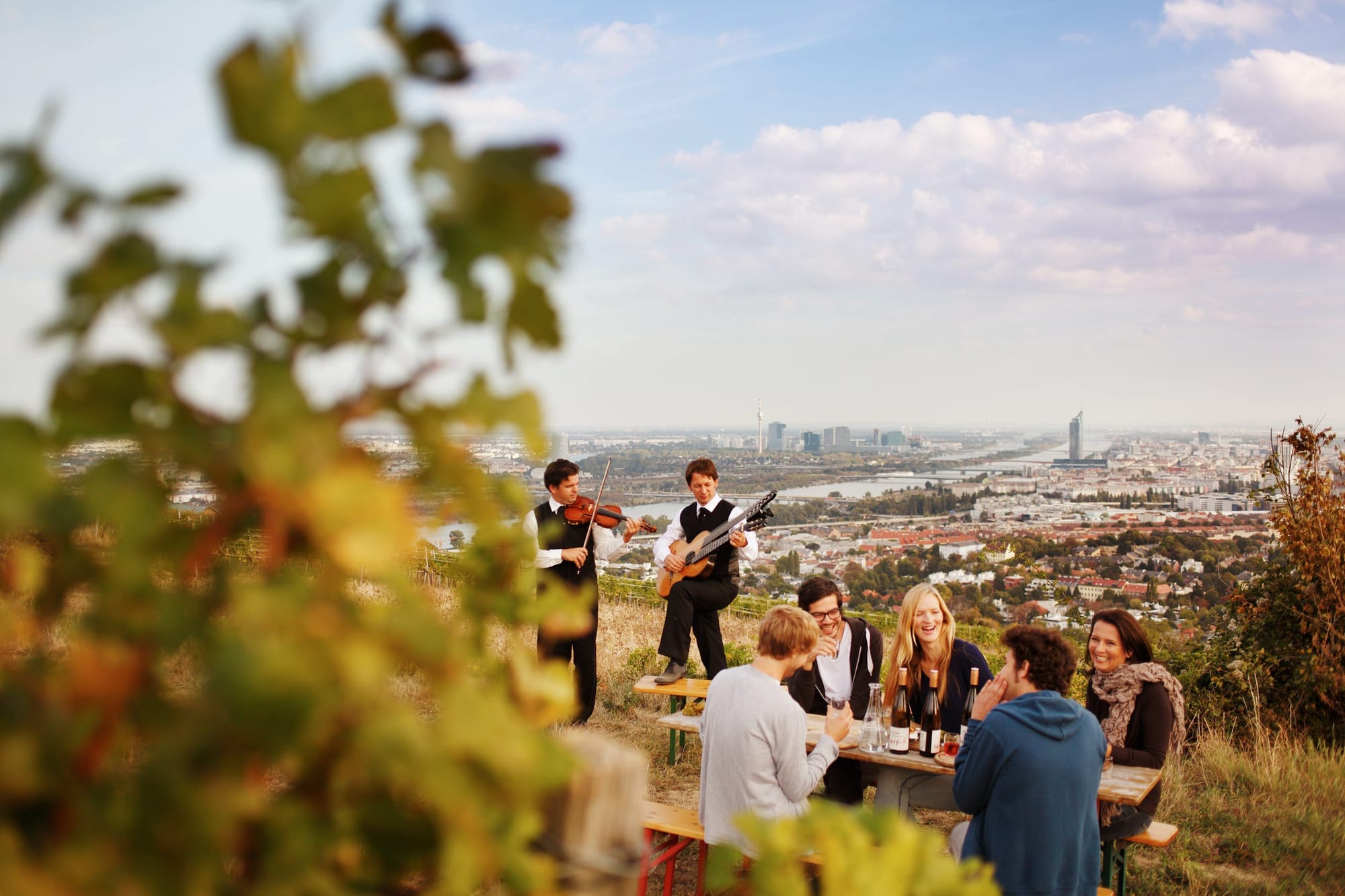 Wien und Wein gehören eng zusammen (Foto: Weingut Hajszan - WienTourismus/Peter Rigaud)