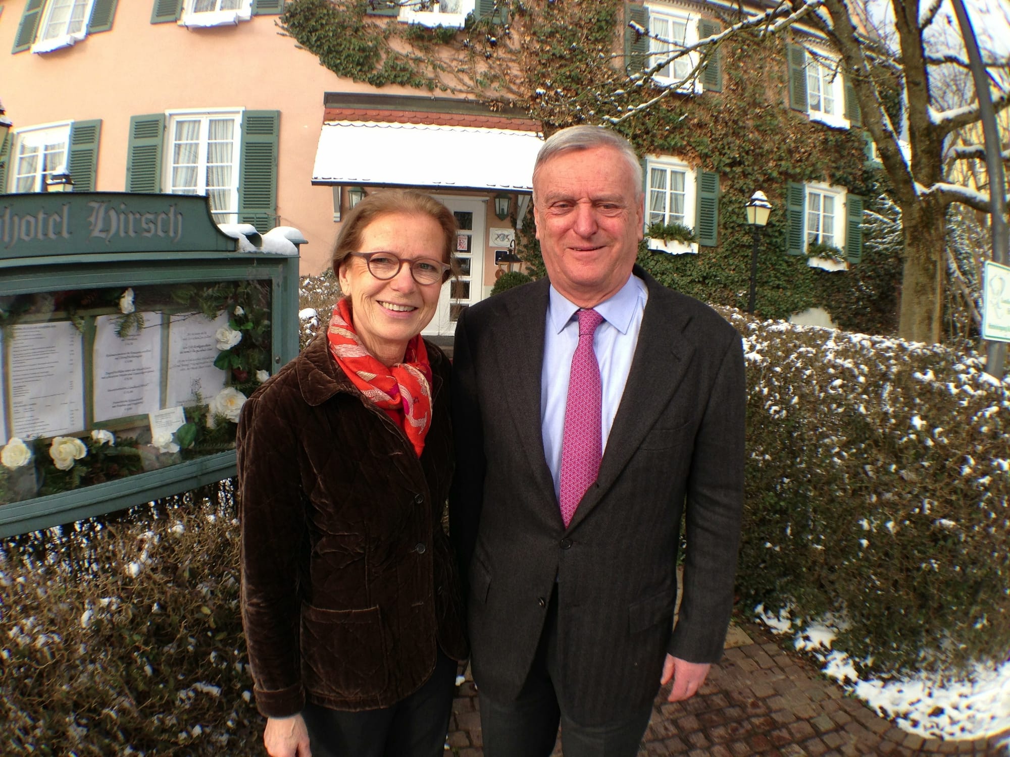 Ernst und Brigitte Fischer - Landhotel Hirsch Tübingen-Bebenhausen