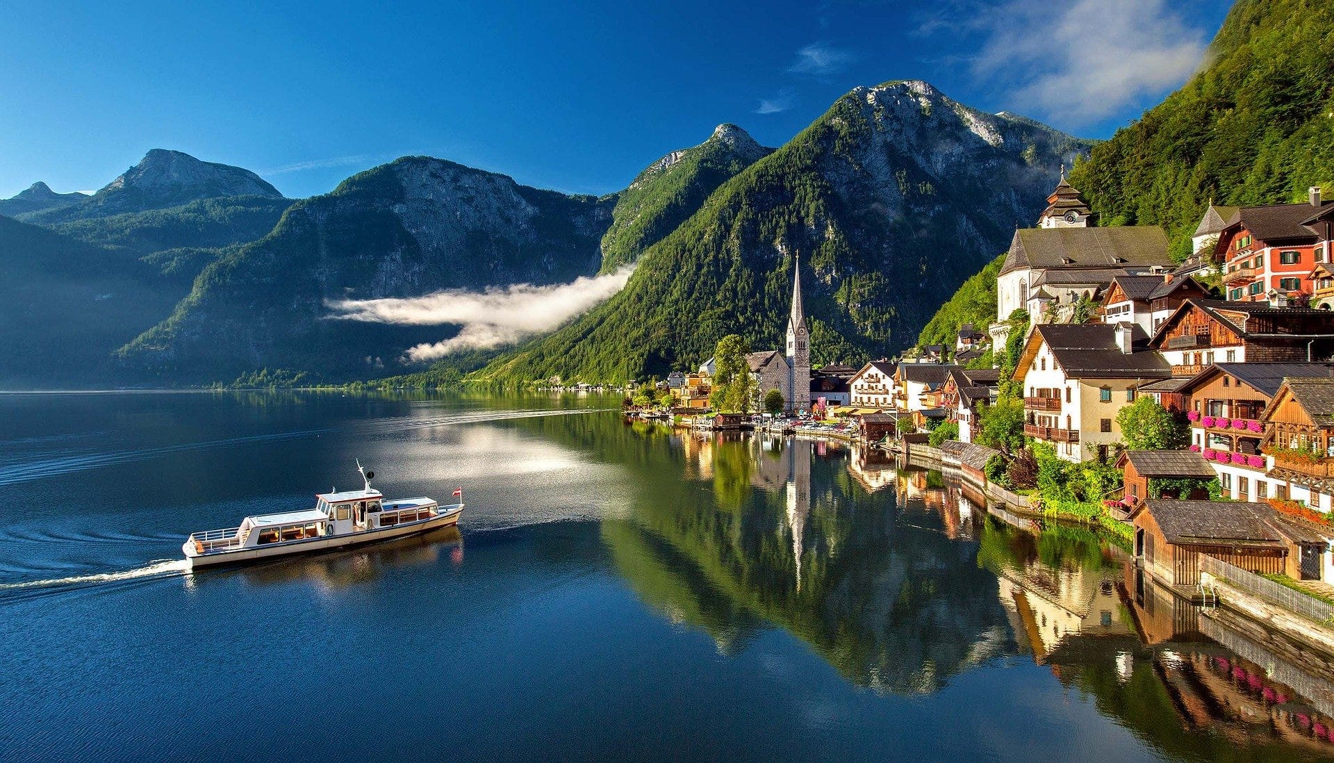 Hallstatt in Österreich