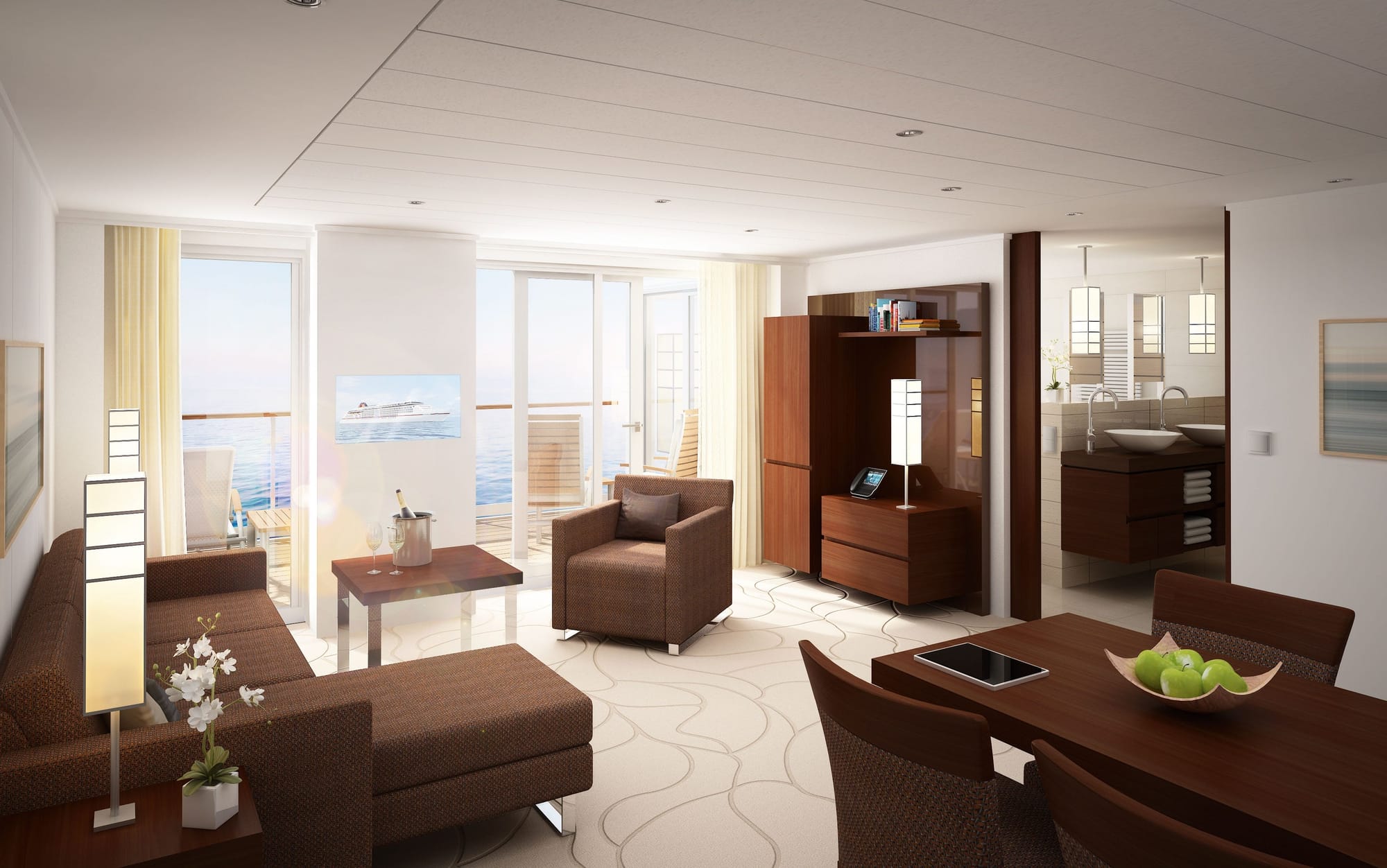 Grand Penthouse Suite auf der "MS Europa 2"