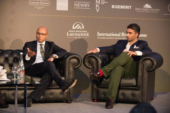 Introducing the first World Luxury Index, a benchmark by Samad Laaroussi, Holder of EHL's Chair of Luxury Hospitality and David Sadigh, CEO of Digital Luxury Group. (source: Ecole hôtelière de Lausanne - EHL)