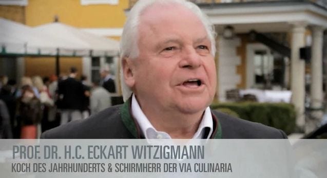 Via Culinaria Wissensküche mit Jahrhundertkoch Eckart Witzigmann - Regionaler Genuss als Erfolgsrezept - Report bei HOTELIER TV: