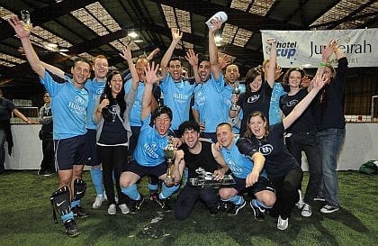 Auf Platz 2 beim Hotelcup 2011: Elf des Hilton Cologne