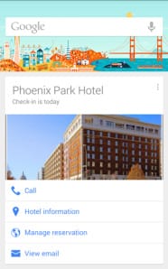 Hotel der Zukunft - Google Now