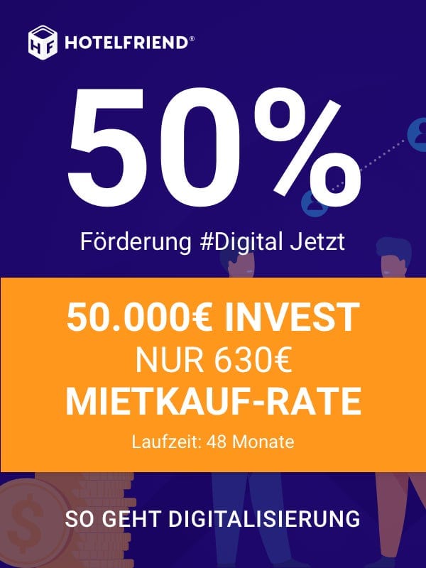 Entscheidende Effizienz für Hotels: Über 50% Förderung für Digitalisierung