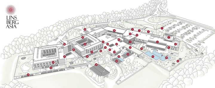 Das Auge der Drohne sieht mehr: Asia Resort Linsberg ergänzt neuen Webauftritt mit interaktivem Resortplan